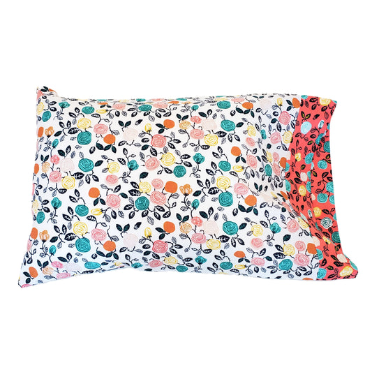 Organic Rose Floral Pillowcases