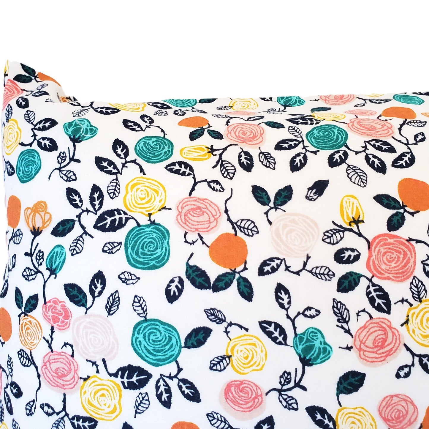 Organic Rose Floral Pillowcases