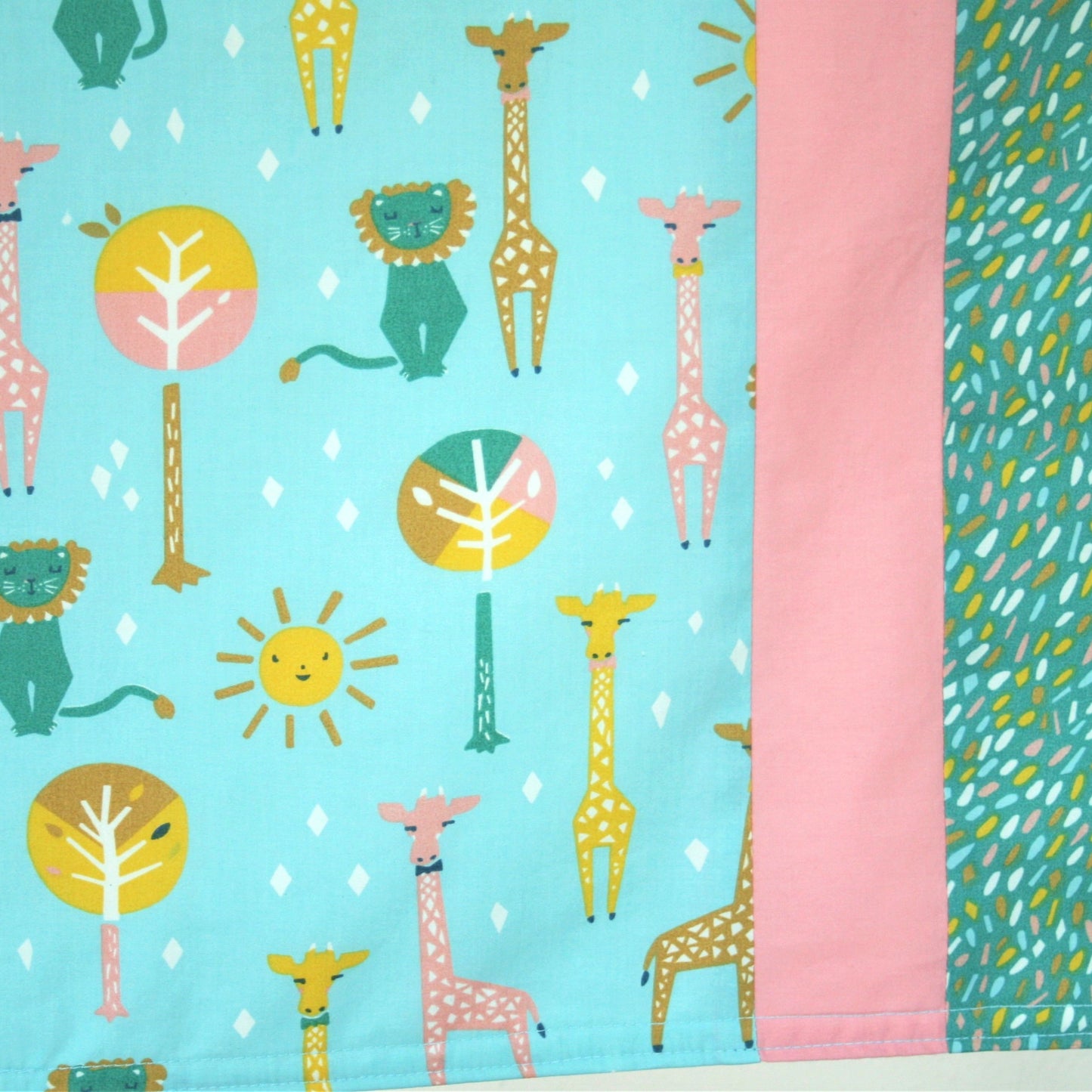 Giraffes & Lions Organic Cotton Baby & Toddler Blanket