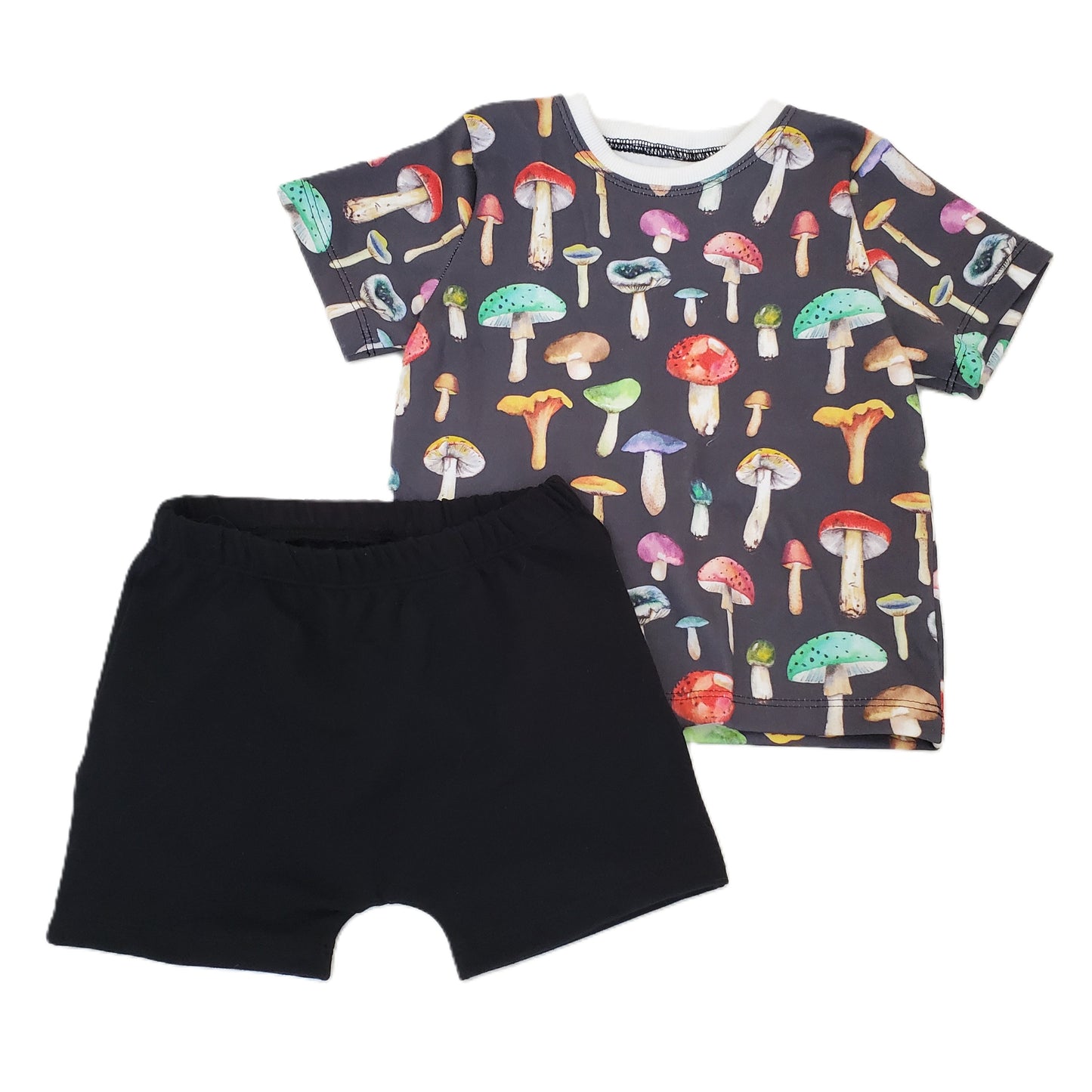 Mushroom Tee Shirt & Shorts Set for Kids