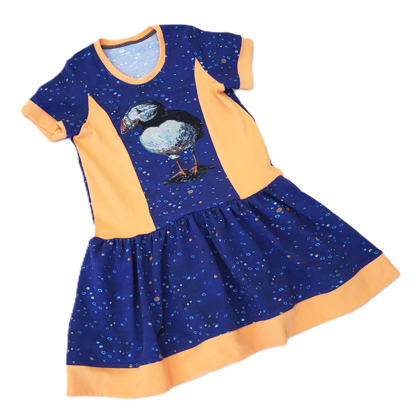 Children's Puffin Tee Shirt in Organic Cotton