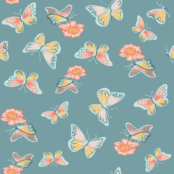 Organic Cotton Napkins in Floral, Bird, and Butterfly Prints