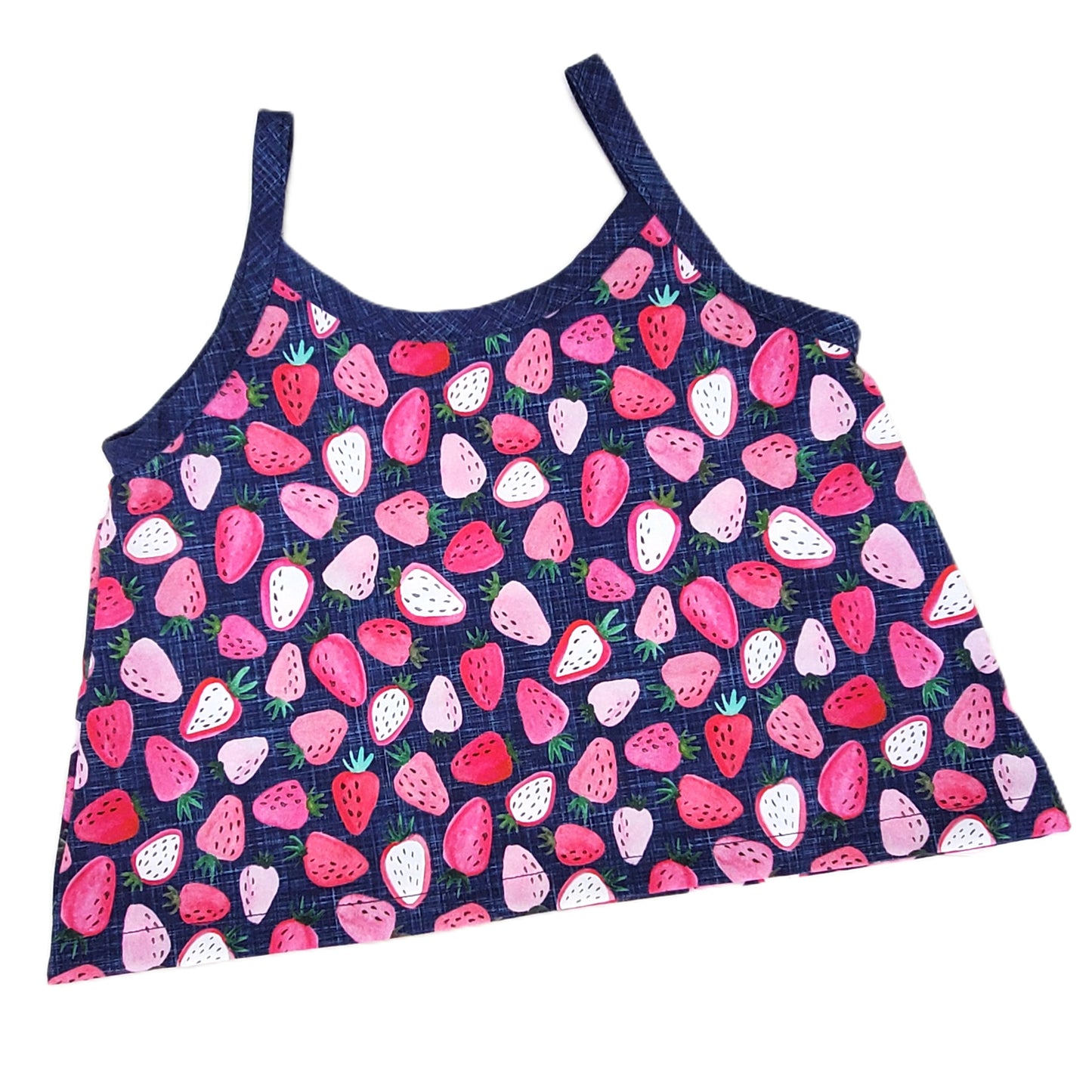 Strawberry Top and Shorts Set for Kids in Organic Cotton