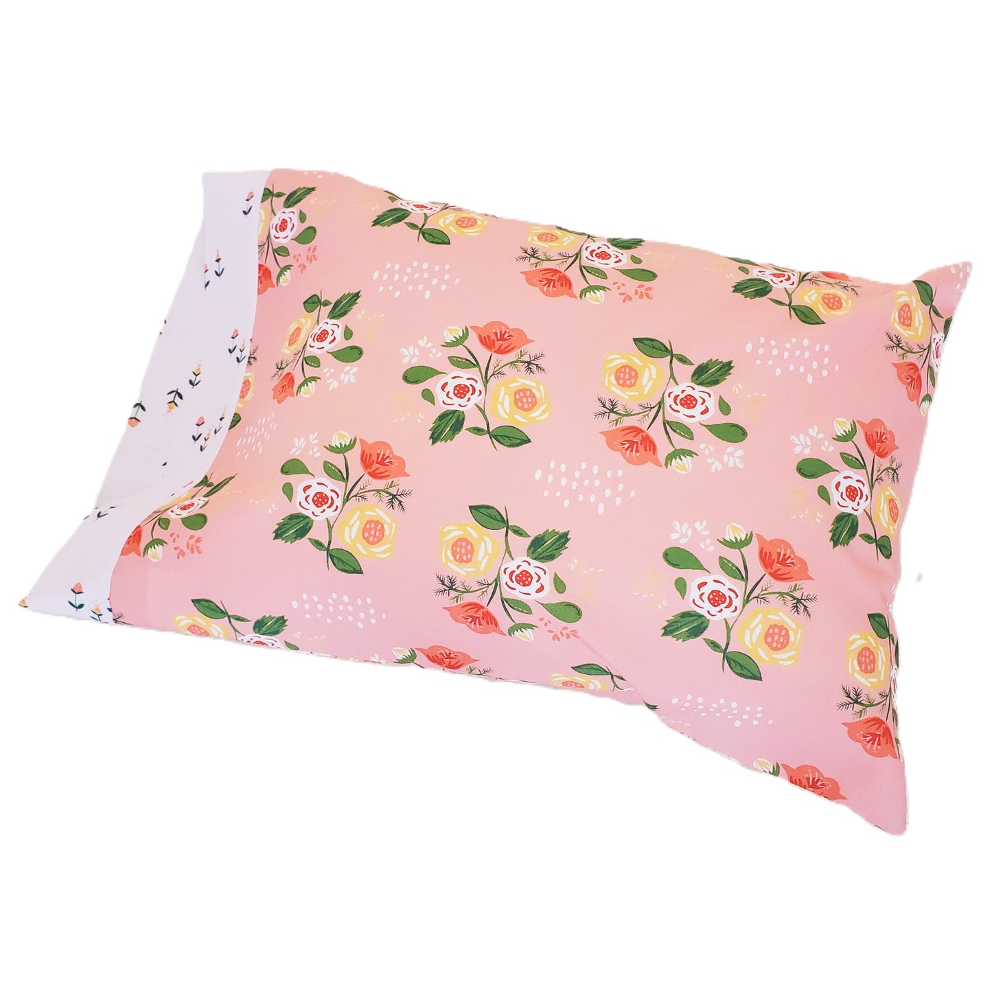 Pink Floral Organic Cotton Pillowcases