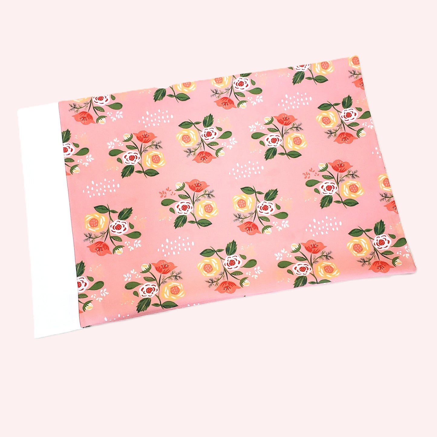 Pink Floral Organic Cotton Pillowcases
