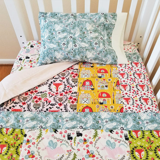 Organic Crib Bedding Set - Organic Toddler Bedding Set - Folkland