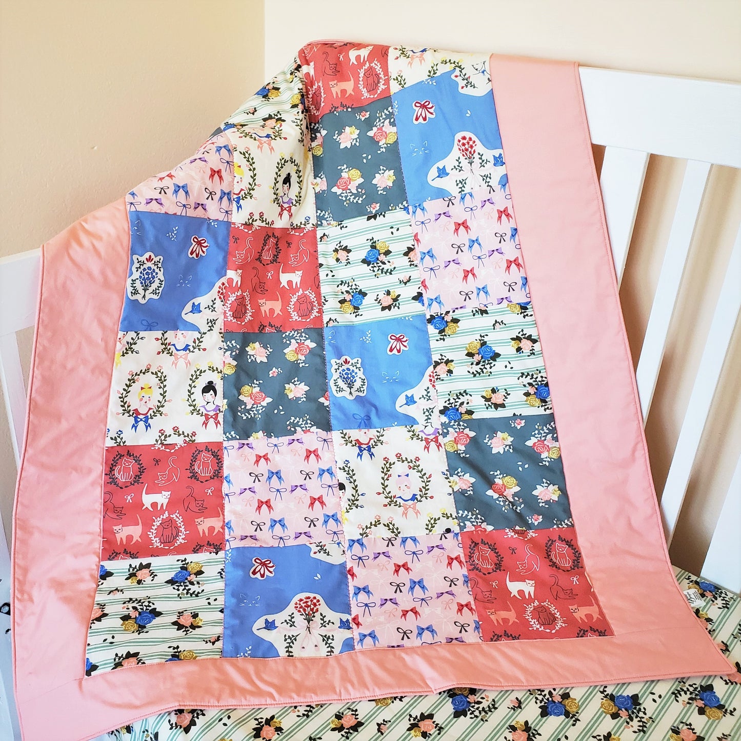 Organic Crib Bedding Set - Organic Toddler Bedding Set - Pirouette