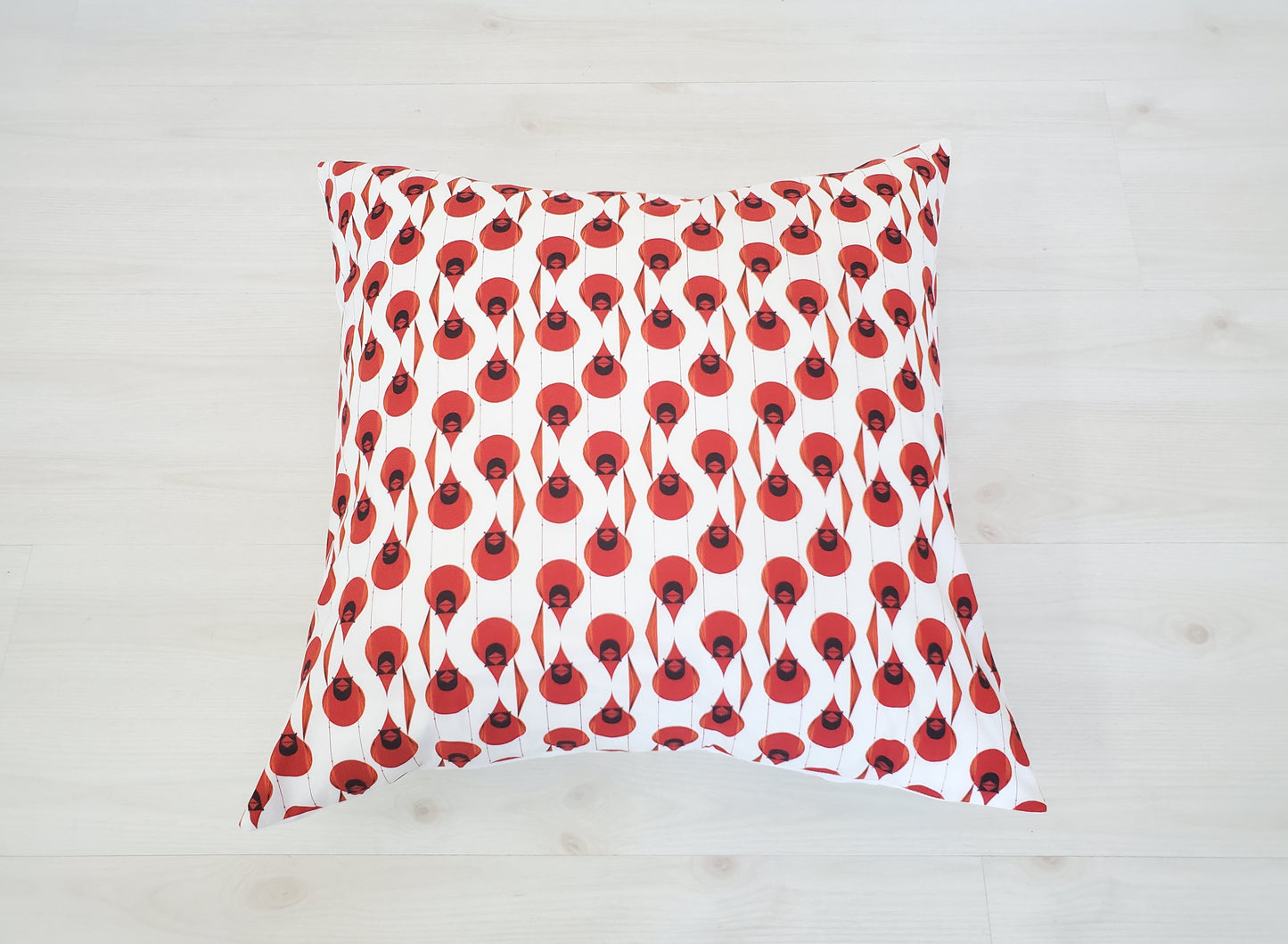 Cardinal Accent Pillows in Charley Harper Prints