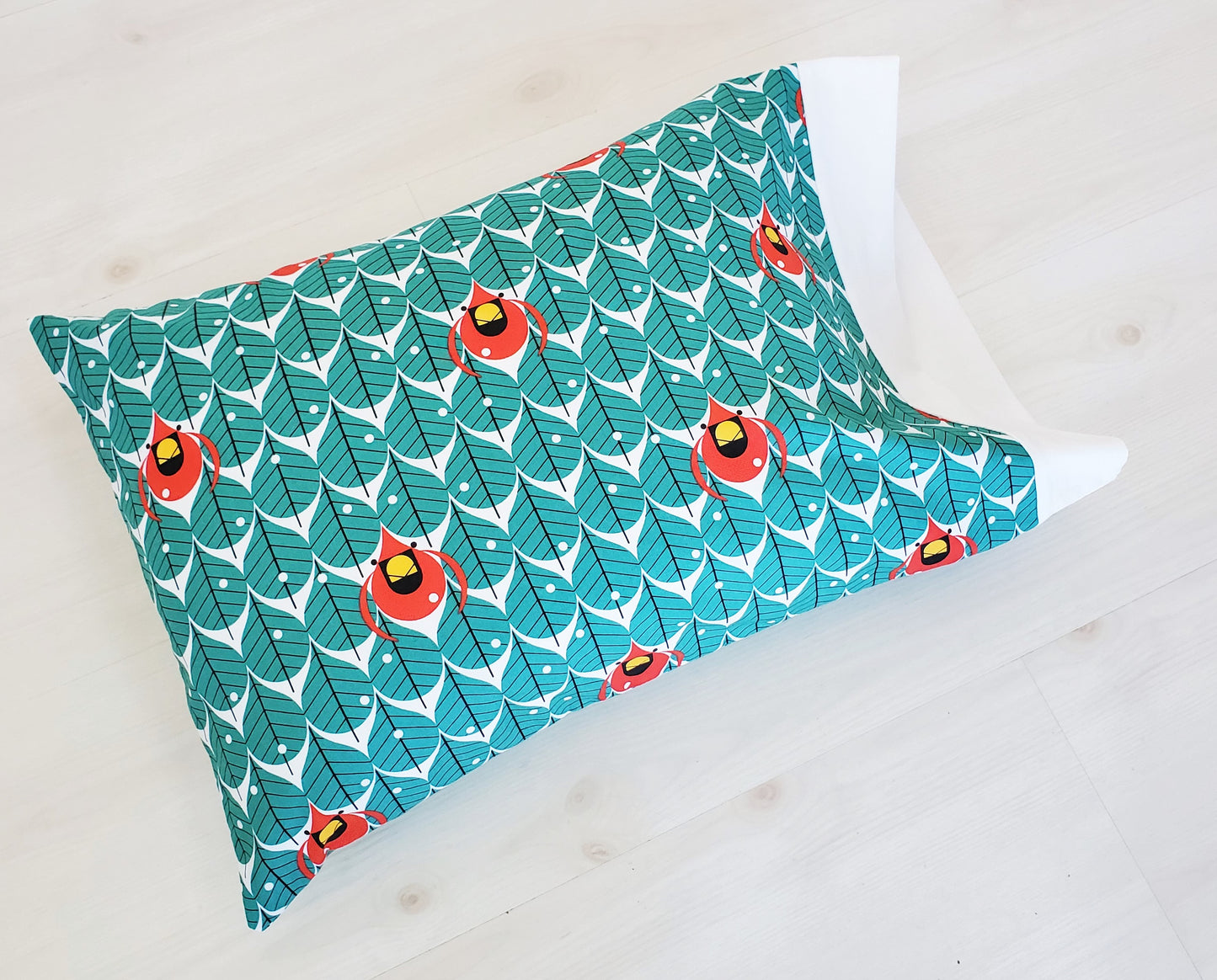 Charley Harper Holiday Pillowcases in Assorted Organic Cotton Prints