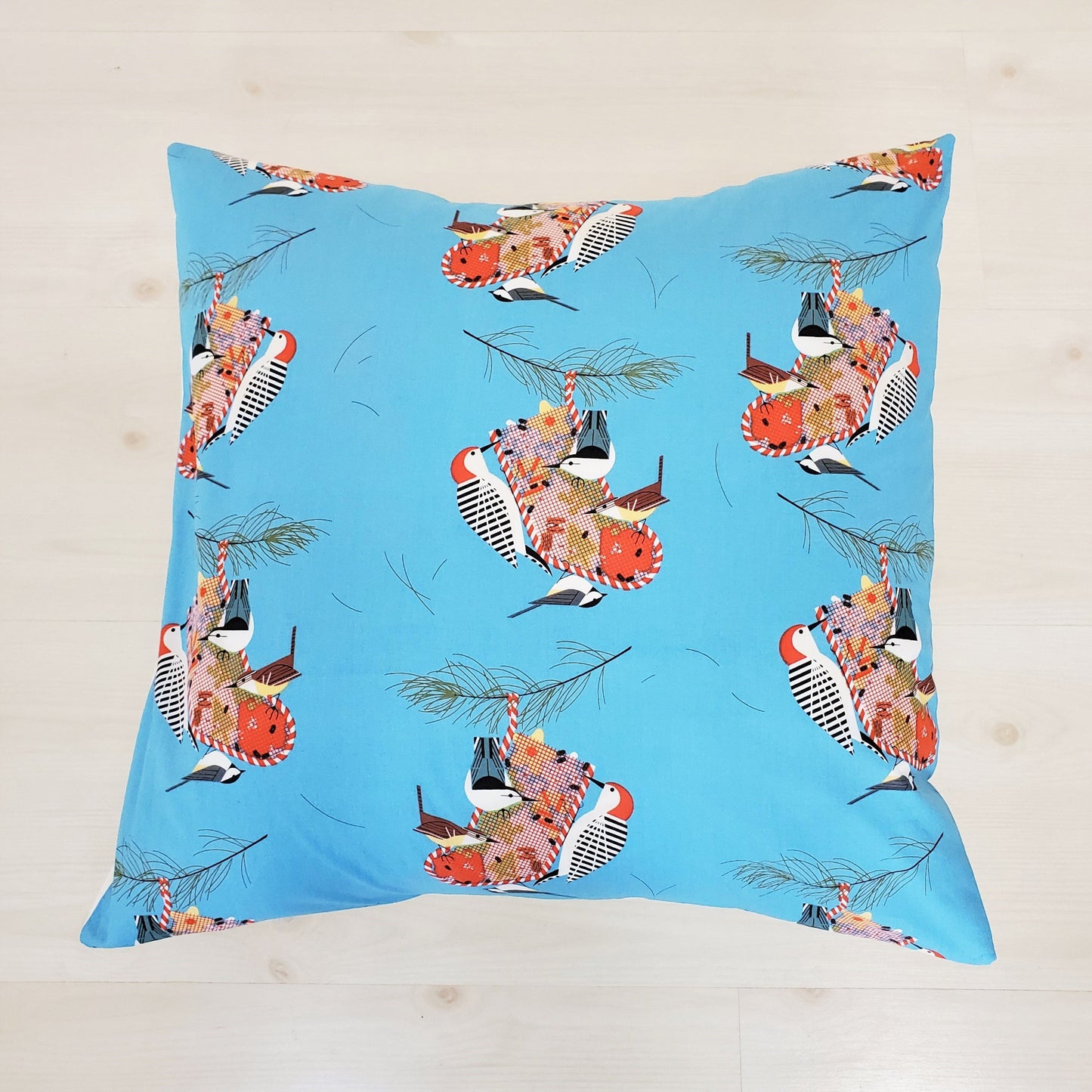 Organic Cotton Accent Pillow Covers in Charley Harper Prints