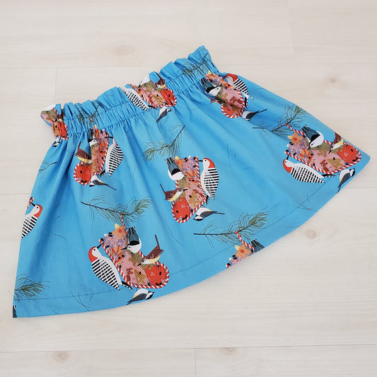 Organic Cotton Holiday Skirts for Girls & Toddlers in a Variety of Prints