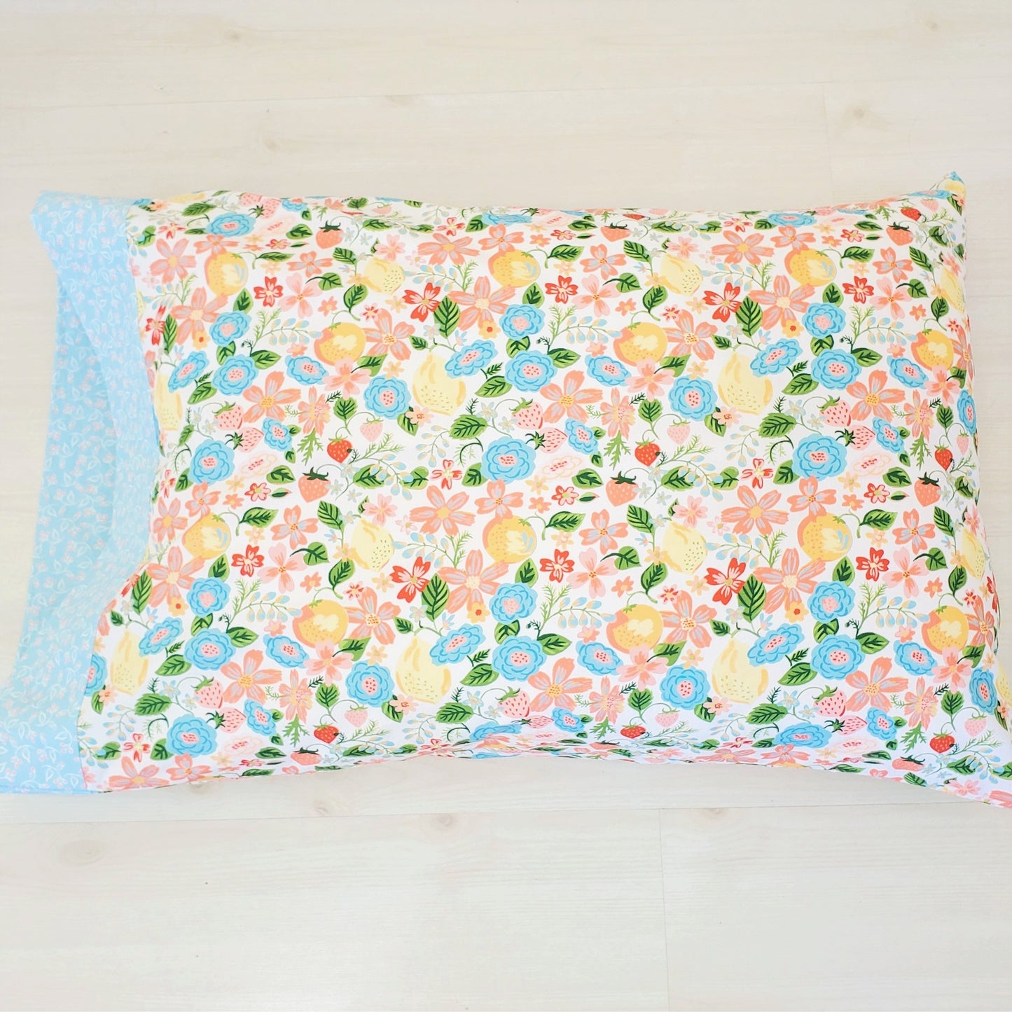Pink Floral Organic Cotton Pillowcases