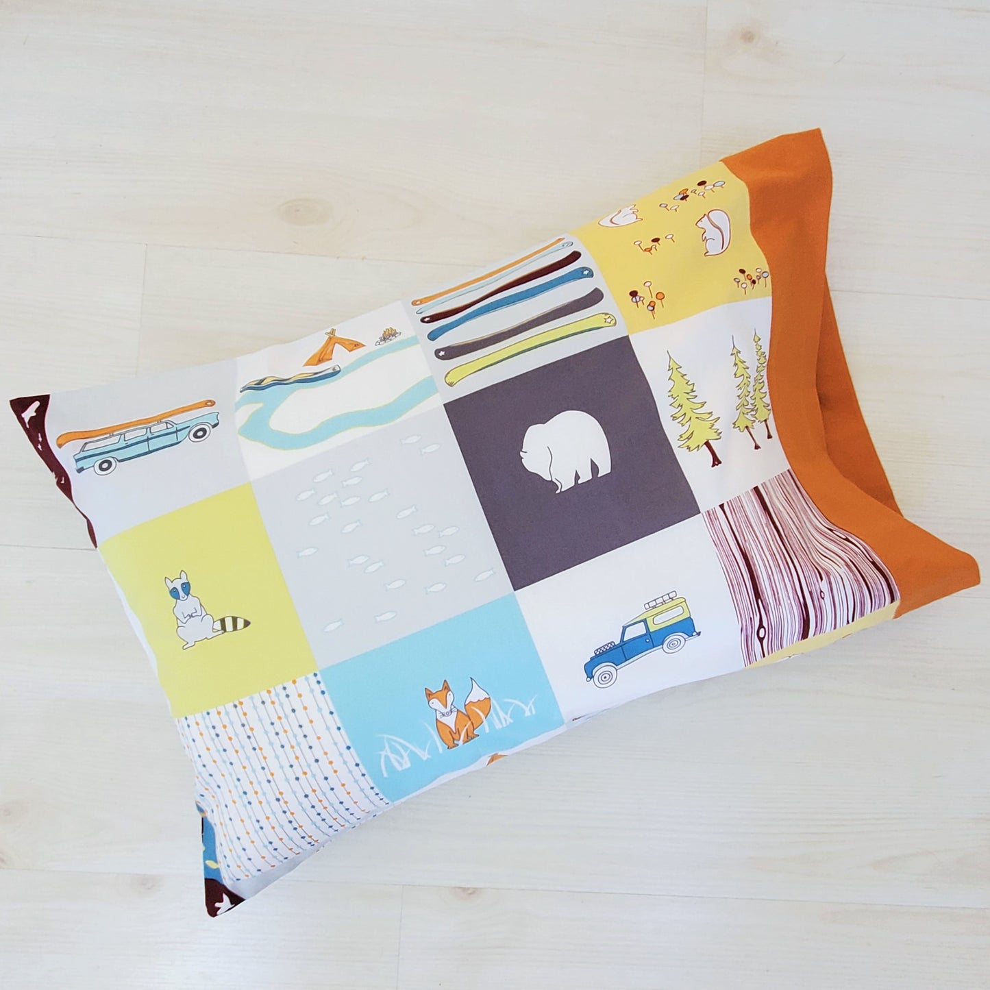 Organic Pillowcases with Camping Themes