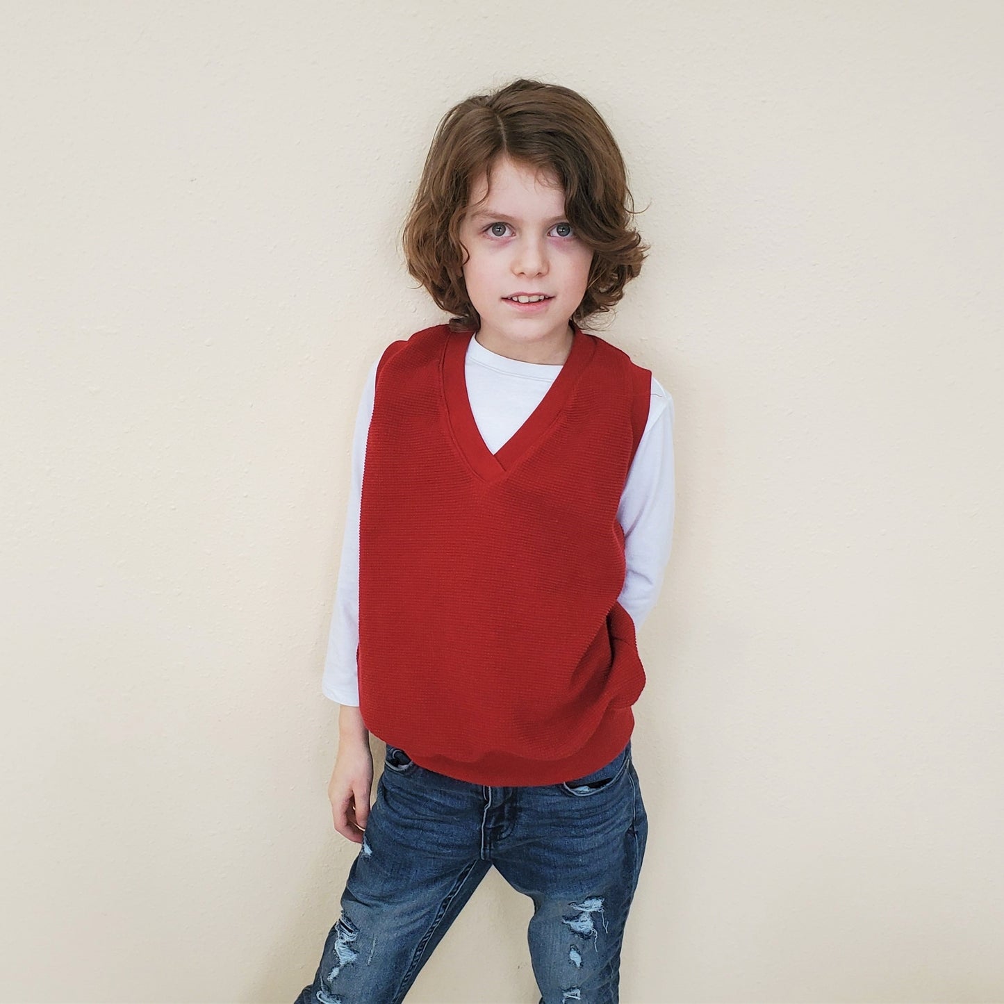 Vest for Kids in Organic Cotton