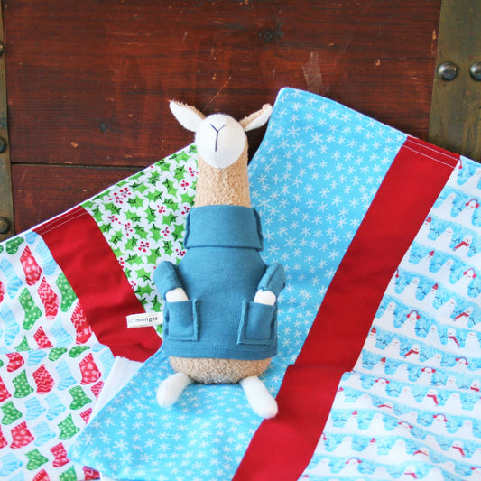 Holiday & Christmas Baby Blankets in Organic Cotton