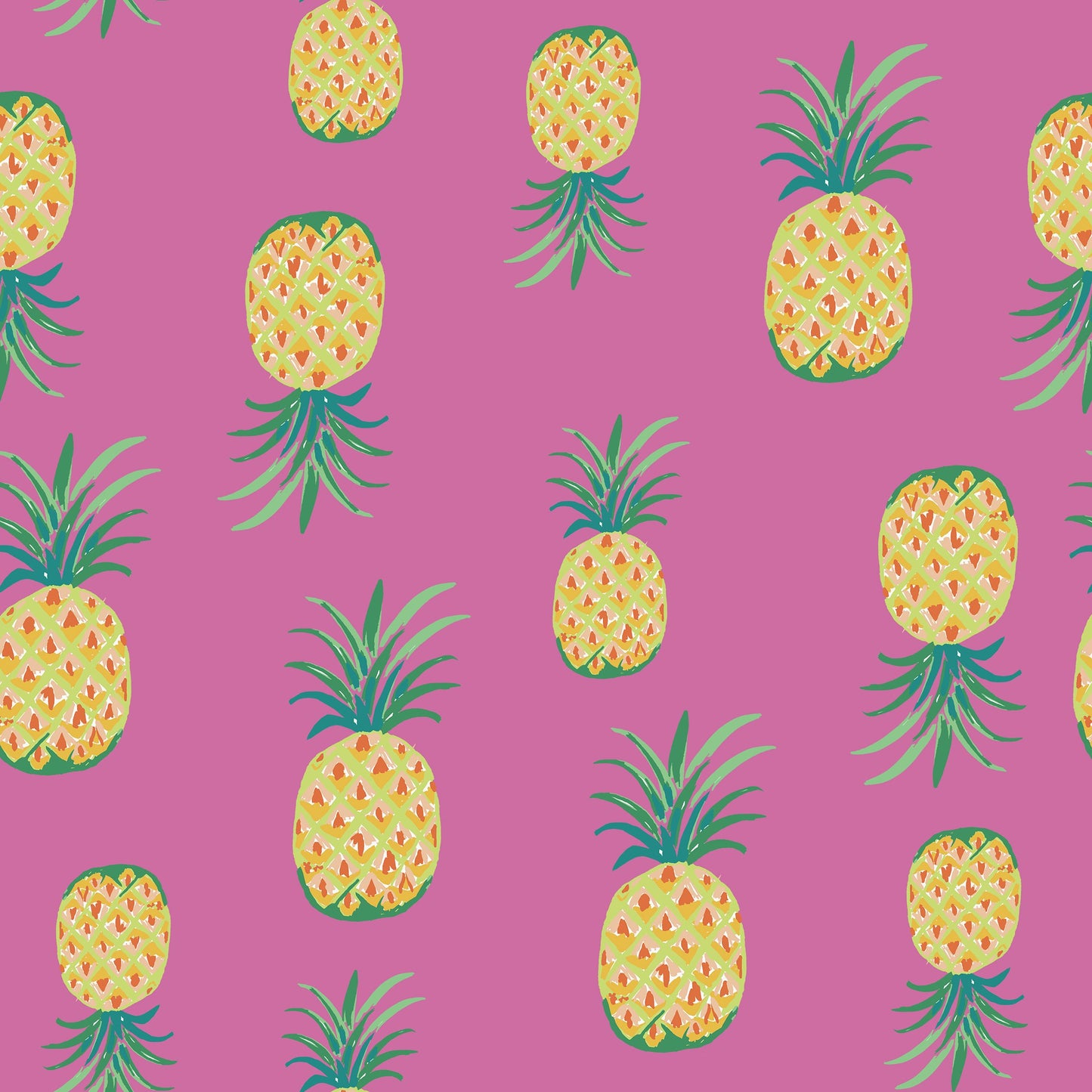 Organic Toddler and Travel Sized Pillowcases with Pineapples