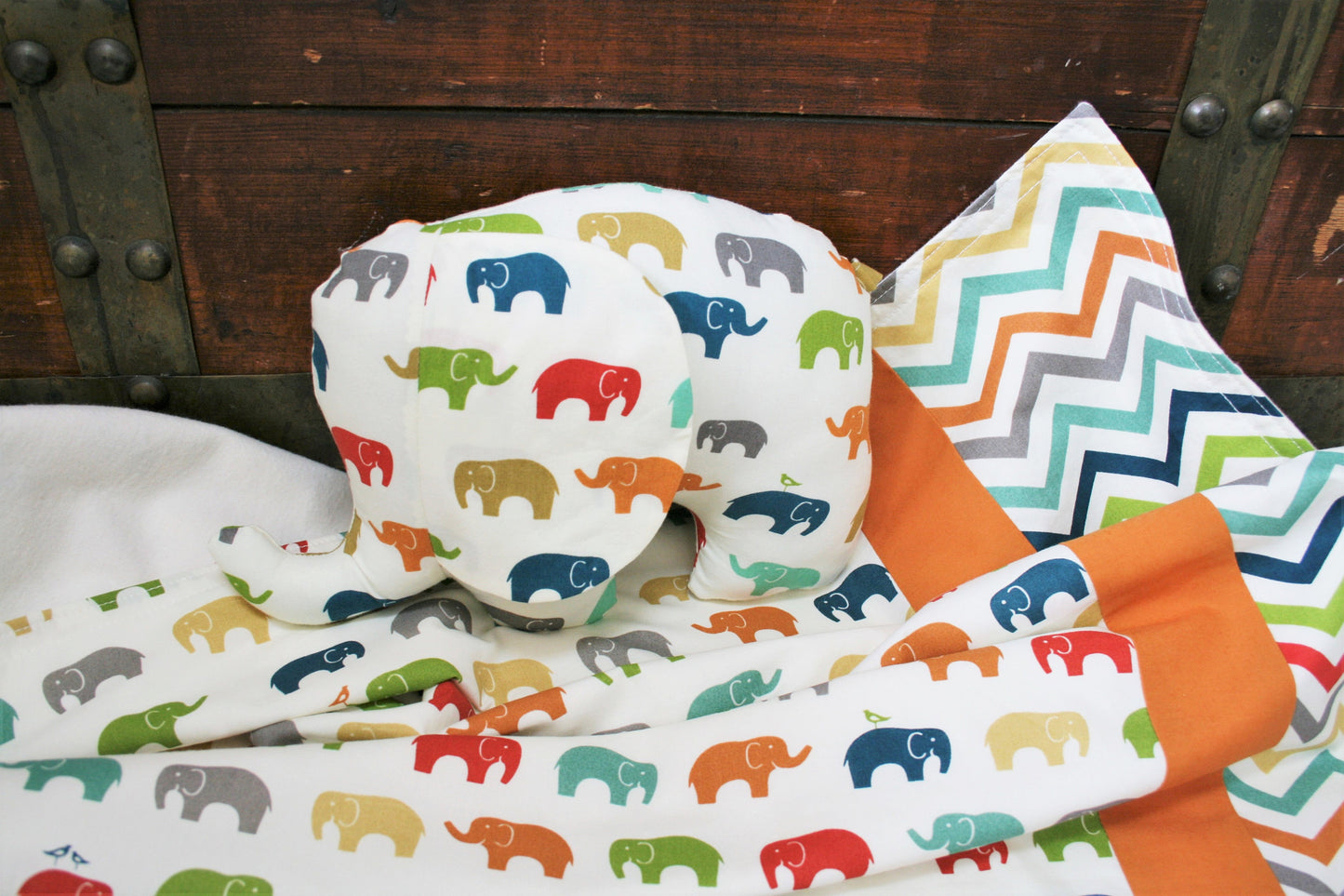 Organic Baby Blankets with Elephants